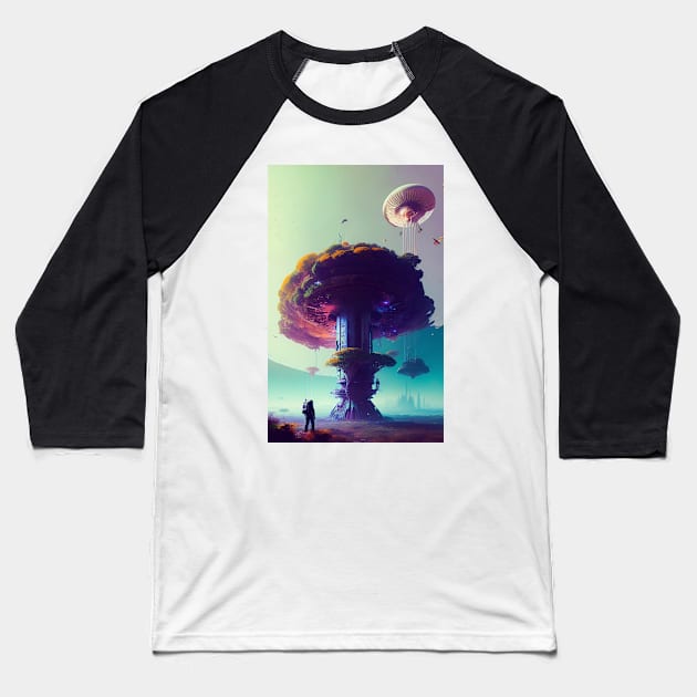 Abstract Another World Baseball T-Shirt by Voodoo Production